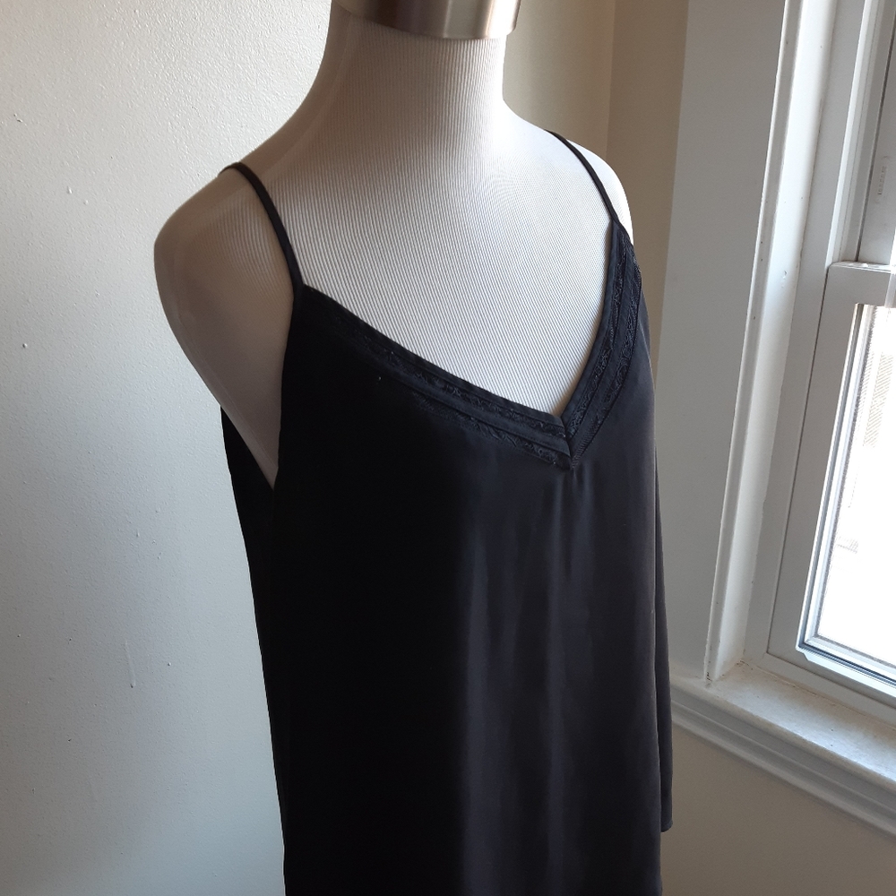 Black tank top